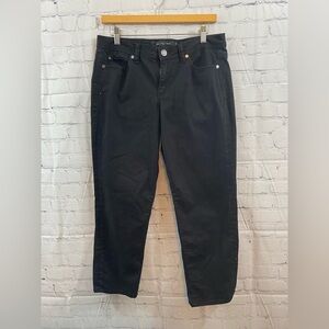Calvin Klein Black Skinny Crop Jeans Womens Size 10